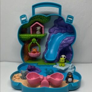 Animal Adventure Playset with Blue and Pink Features